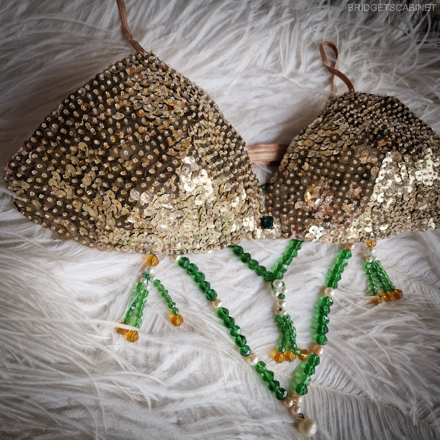 Vintage French Stage Bra Costume