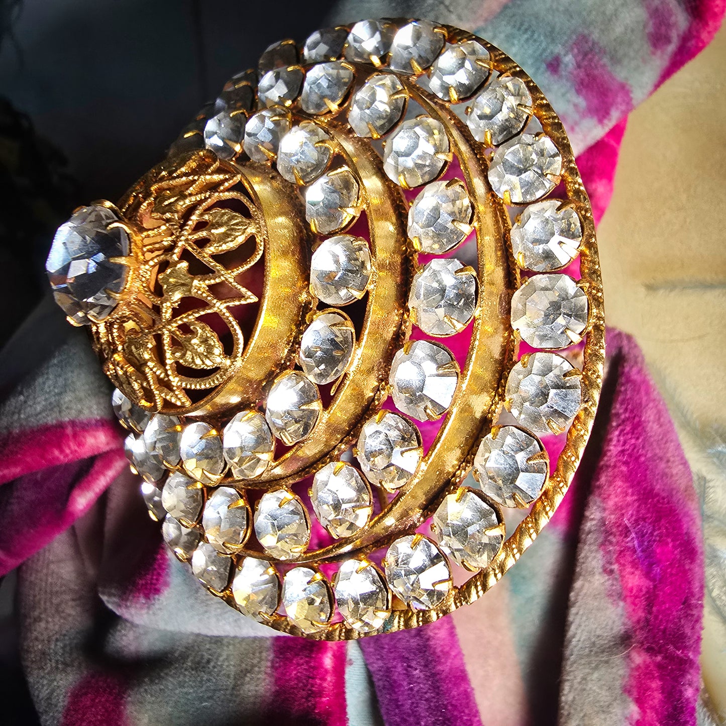 Magnificent Antique Theater Brooch (c. late 1800s - early 1900s)