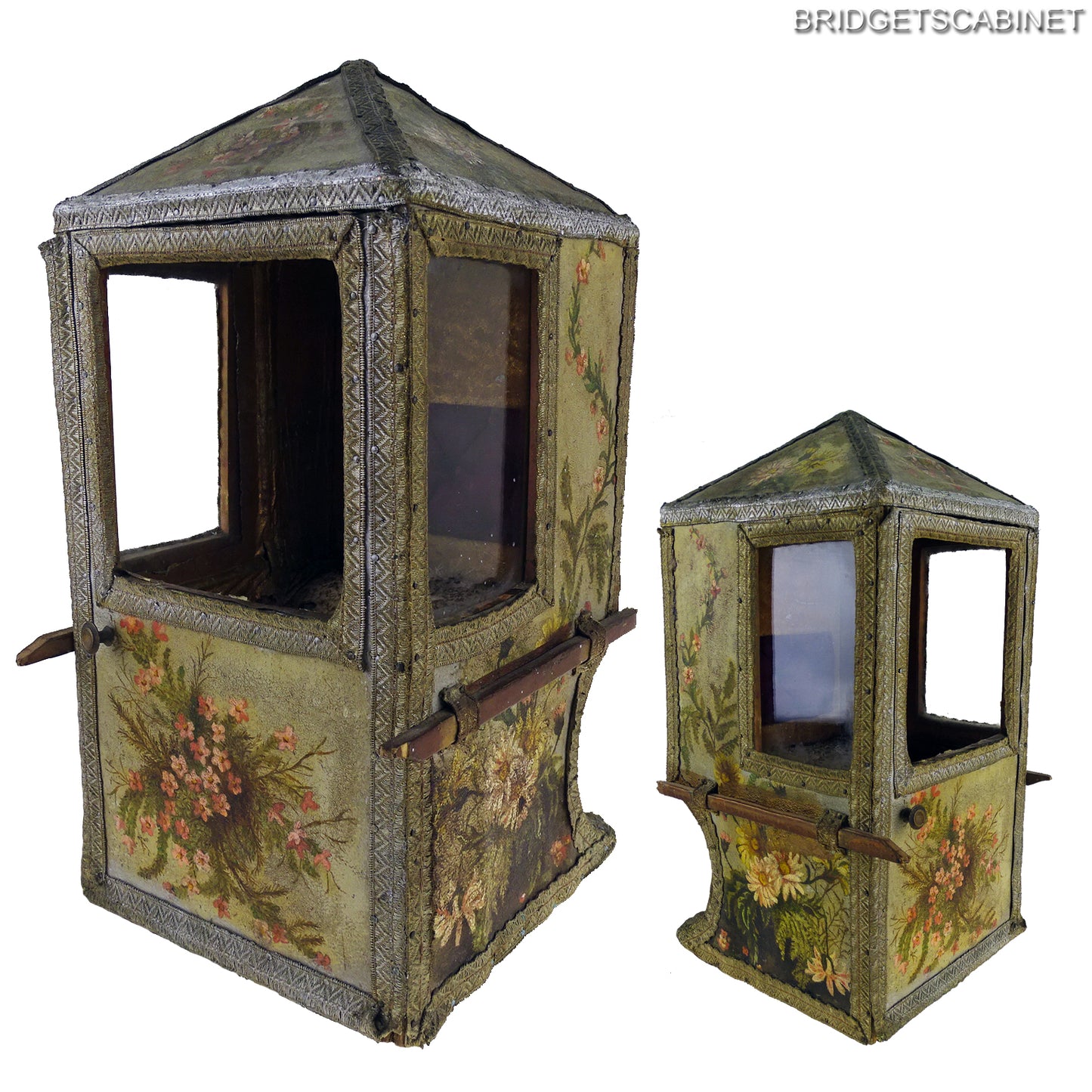 Antique French Doll Sedan Chair