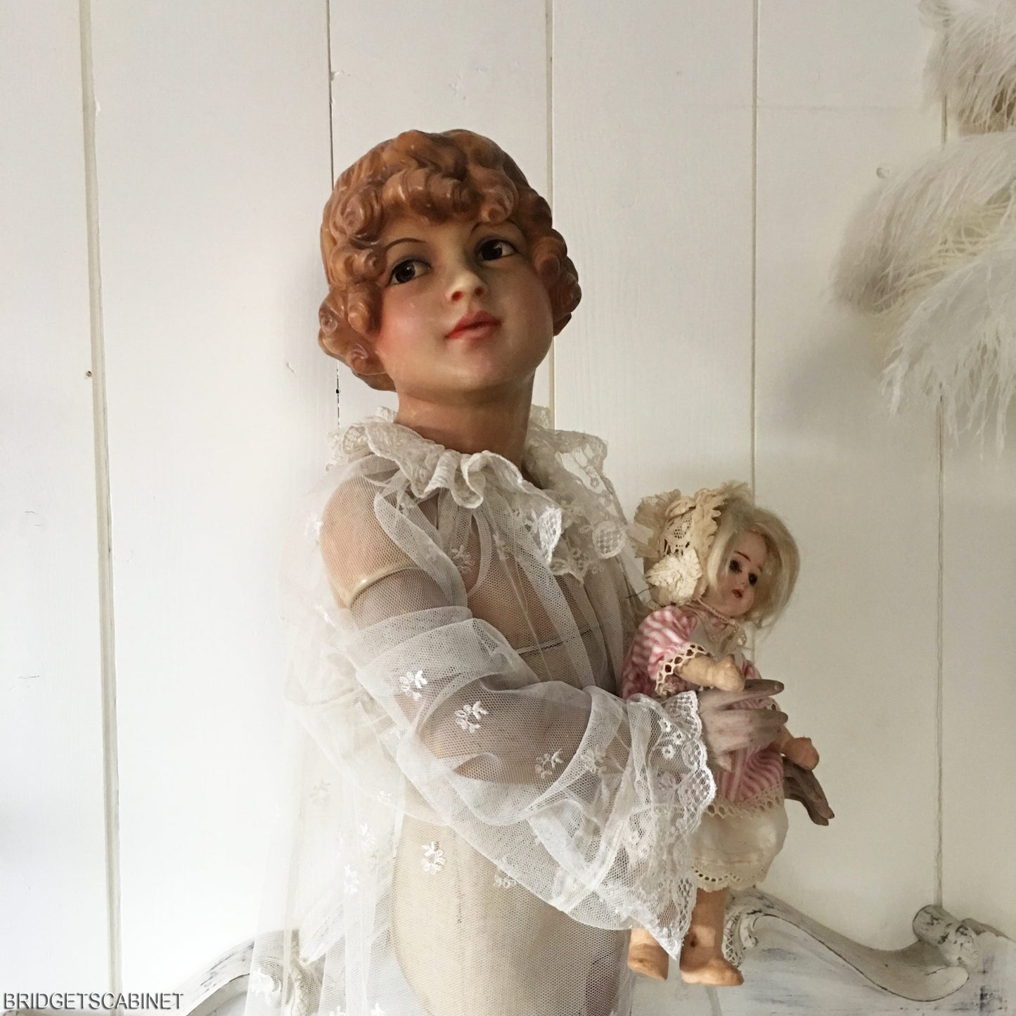 1900s French Wax Child Mannequin