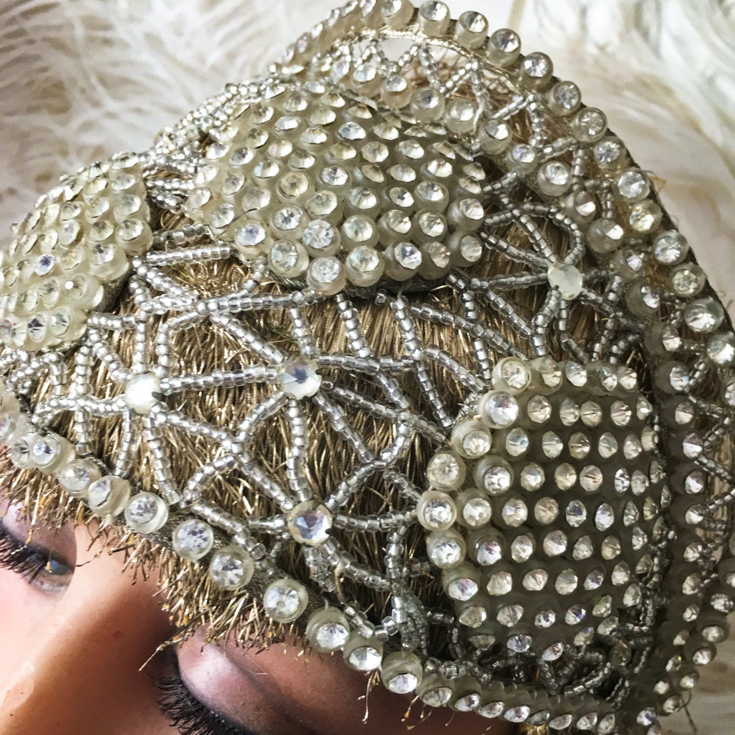 1920s Rhinestone Stage Headdress