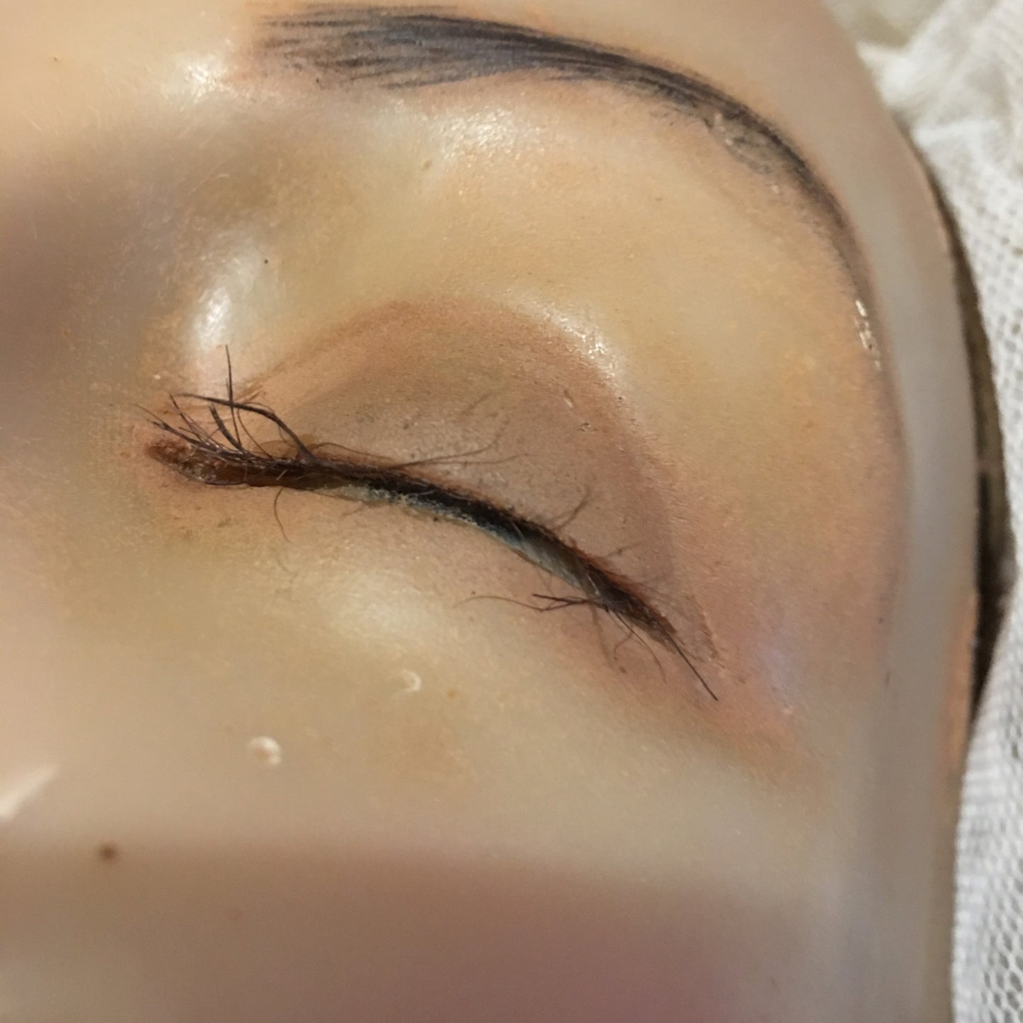 19th Century Santos Wax Relik Head