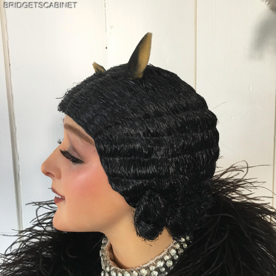 1920s Flapper Wig with Ears