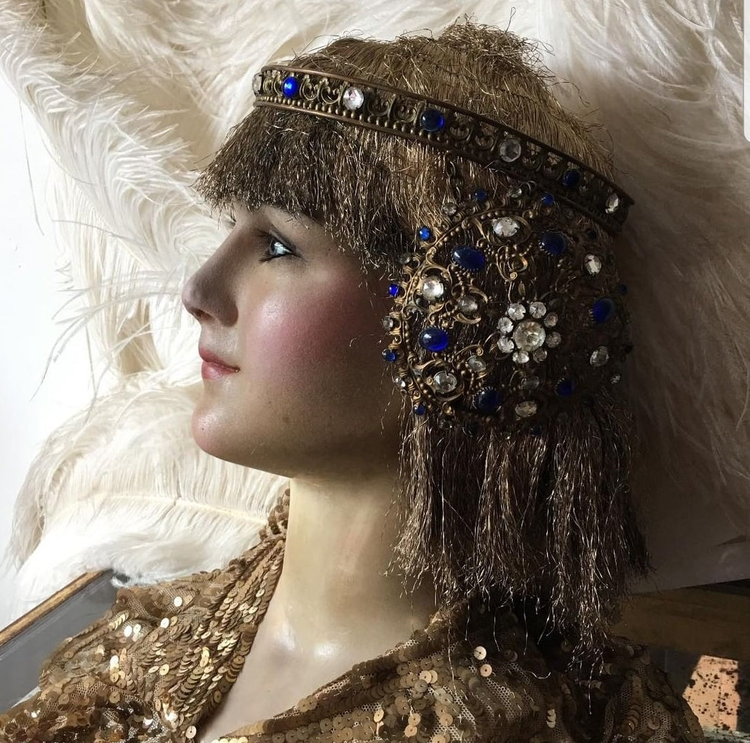 1900s French Wax Bust