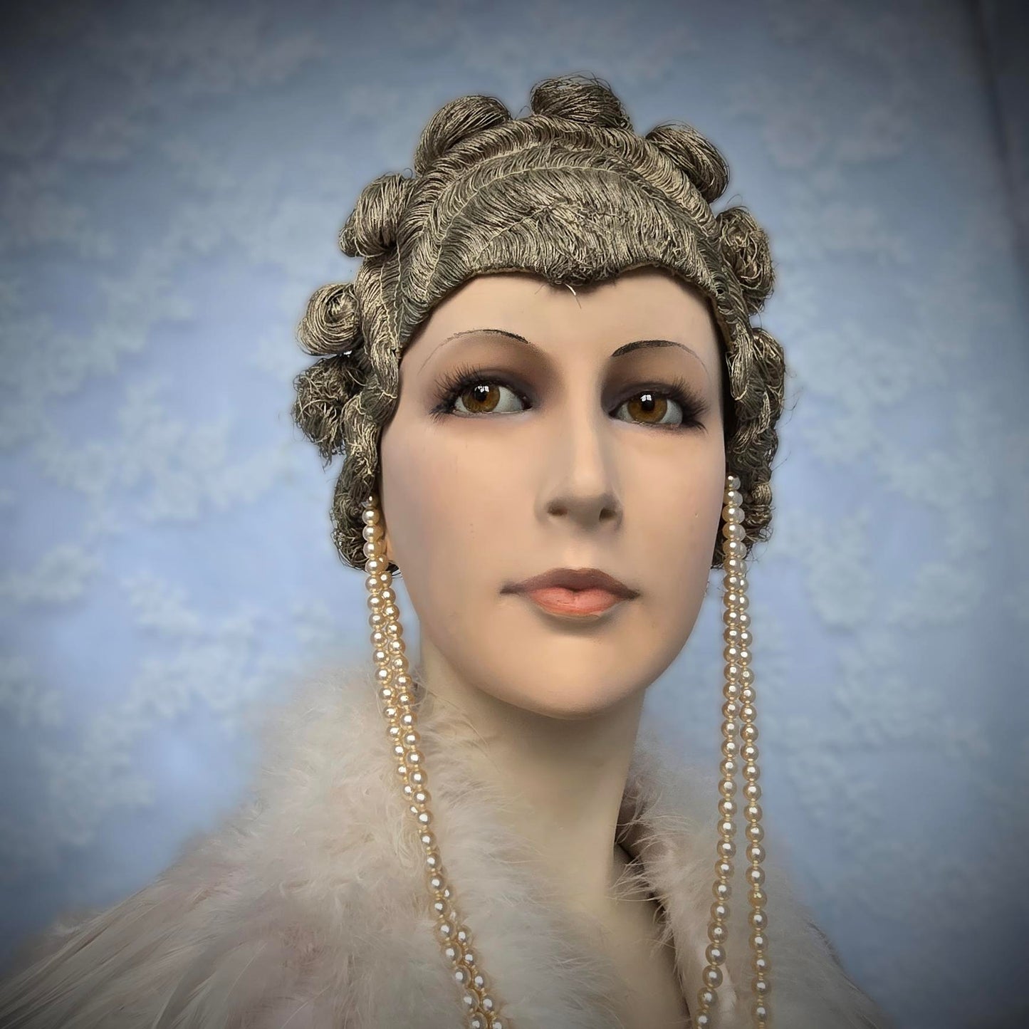 Vintage 1930s Plaster Mannequin Bust – Art Deco Elegance