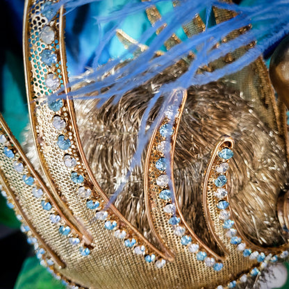 Vintage Burlesque Stage Headdress Cleopatra
