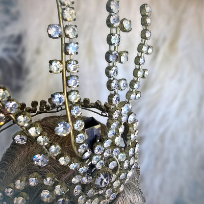 Early 1900s Rhinestone Stage Headdress