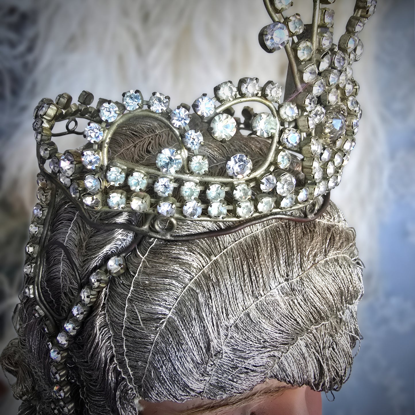 Early 1900s Rhinestone Stage Headdress