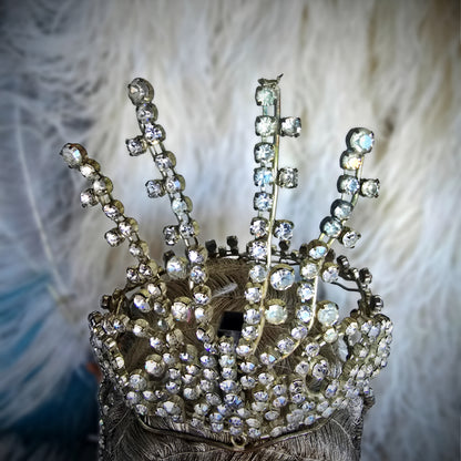 Early 1900s Rhinestone Stage Headdress