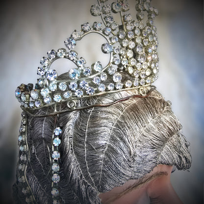 Early 1900s Rhinestone Stage Headdress