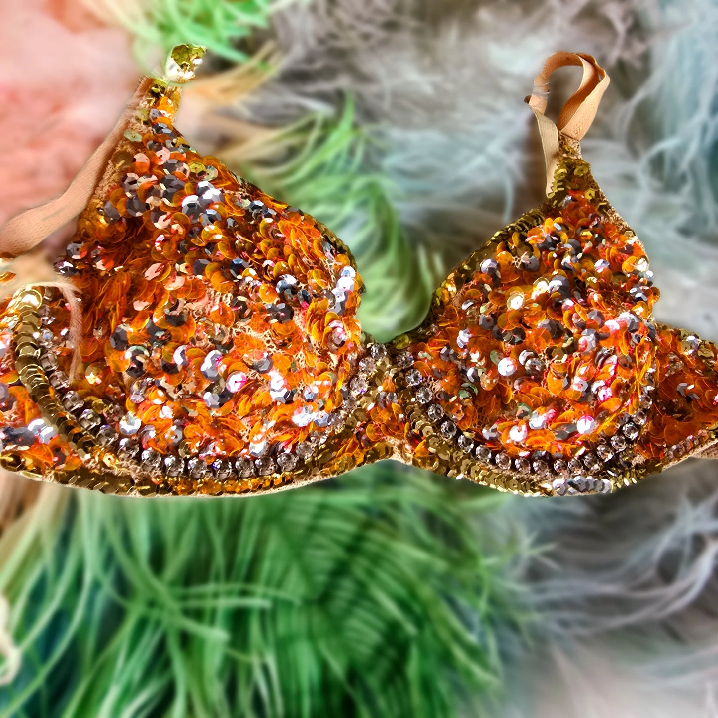 Vintage French Stage Bra – Paris Cabaret, Circa 1970s