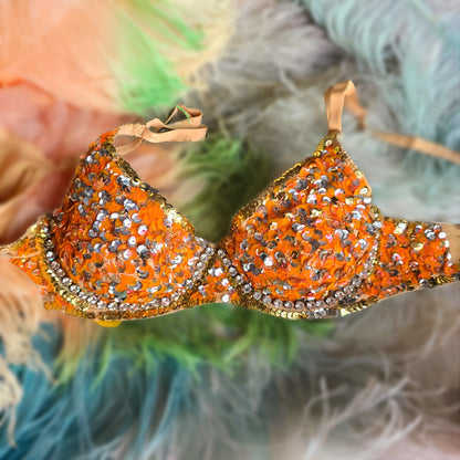 Vintage French Stage Bra – Paris Cabaret, Circa 1970s
