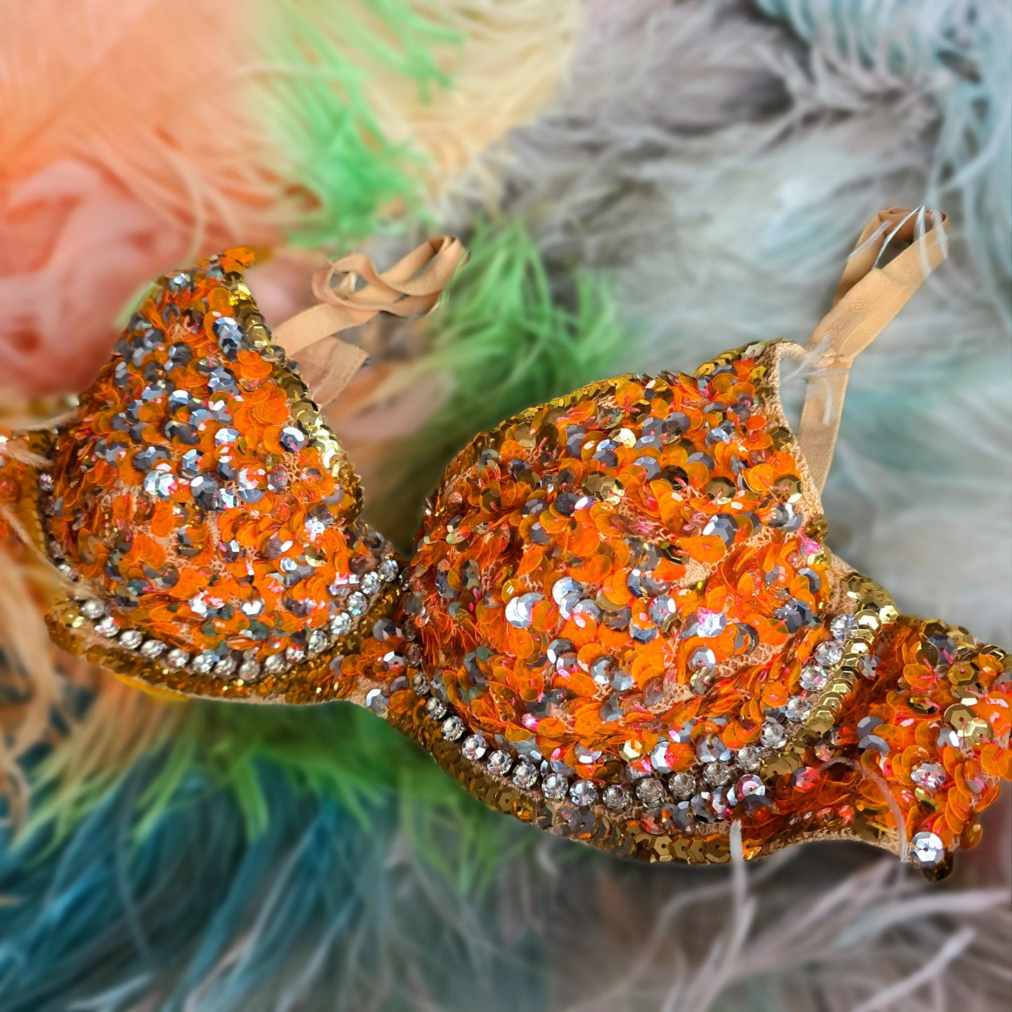 Vintage French Stage Bra – Paris Cabaret, Circa 1970s