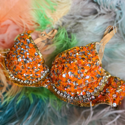 Vintage French Stage Bra – Paris Cabaret, Circa 1970s