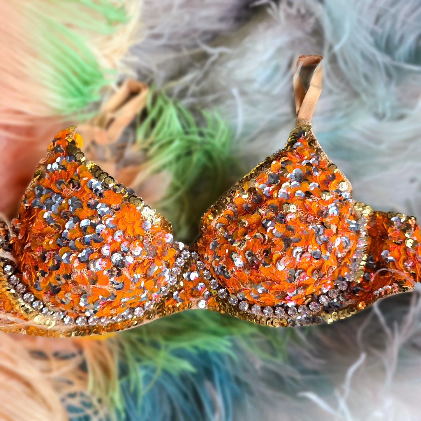 Vintage French Stage Bra – Paris Cabaret, Circa 1970s