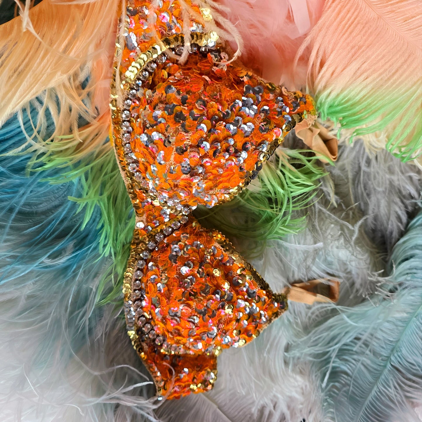 Vintage French Stage Bra – Paris Cabaret, Circa 1970s