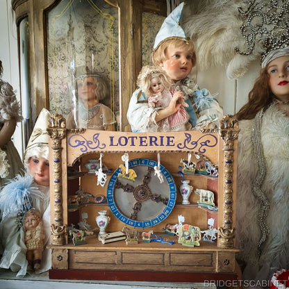 19th Century Lotterie Toy Game Doll