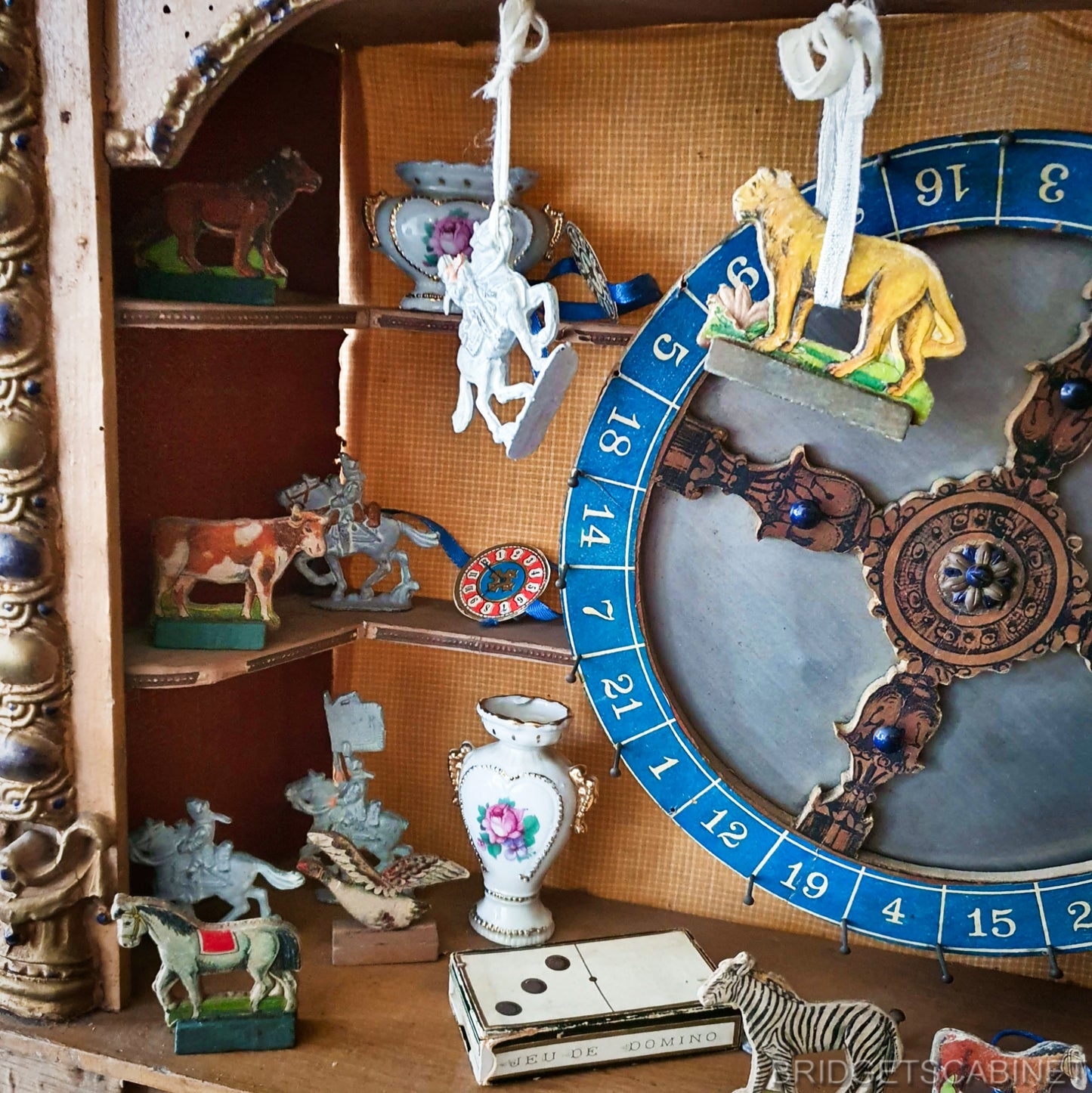 19th Century Lotterie Toy Game Doll