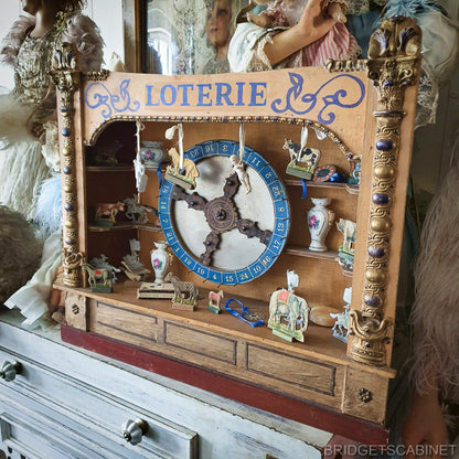 19th Century Lotterie Toy Game Doll