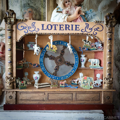 19th C. French Lotterie Toy