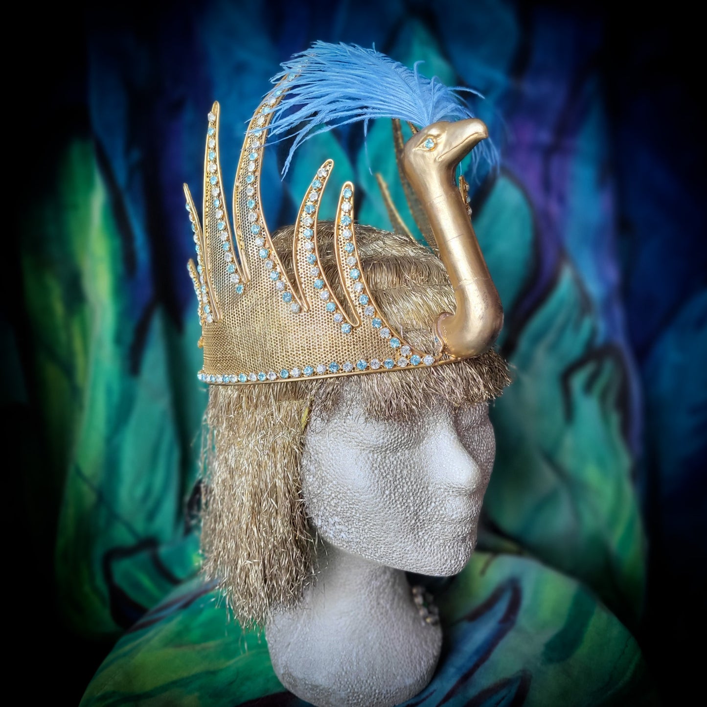 Vintage Burlesque Stage Headdress Cleopatra