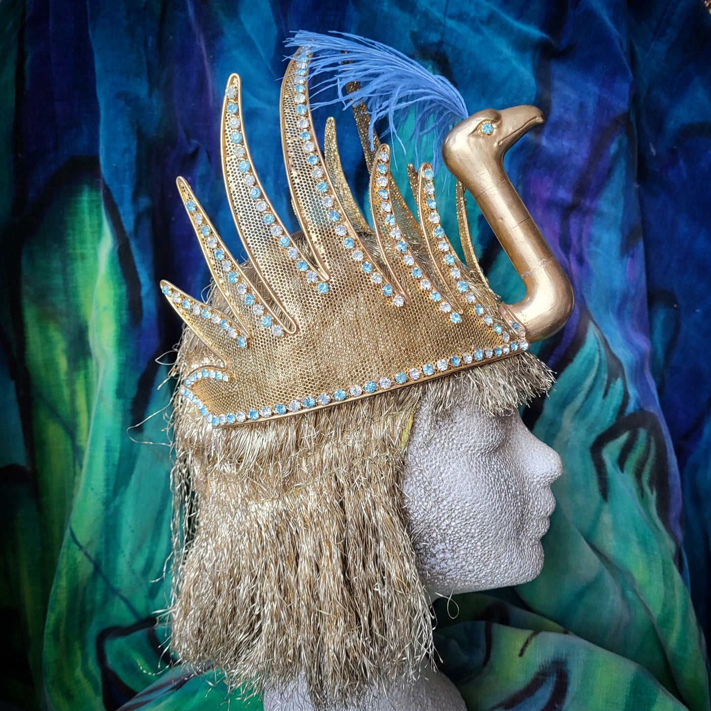 Vintage Burlesque Stage Headdress Cleopatra