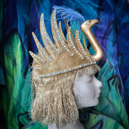 Vintage Burlesque Stage Headdress Cleopatra