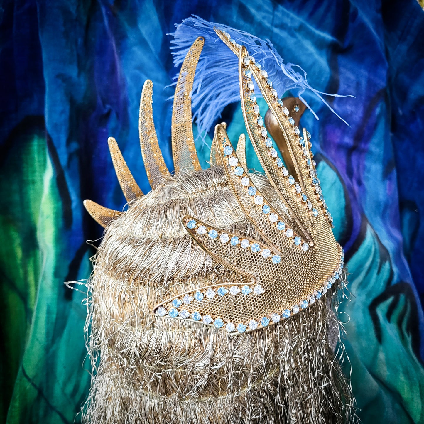 Vintage Burlesque Stage Headdress Cleopatra
