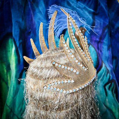 Vintage Burlesque Stage Headdress Cleopatra