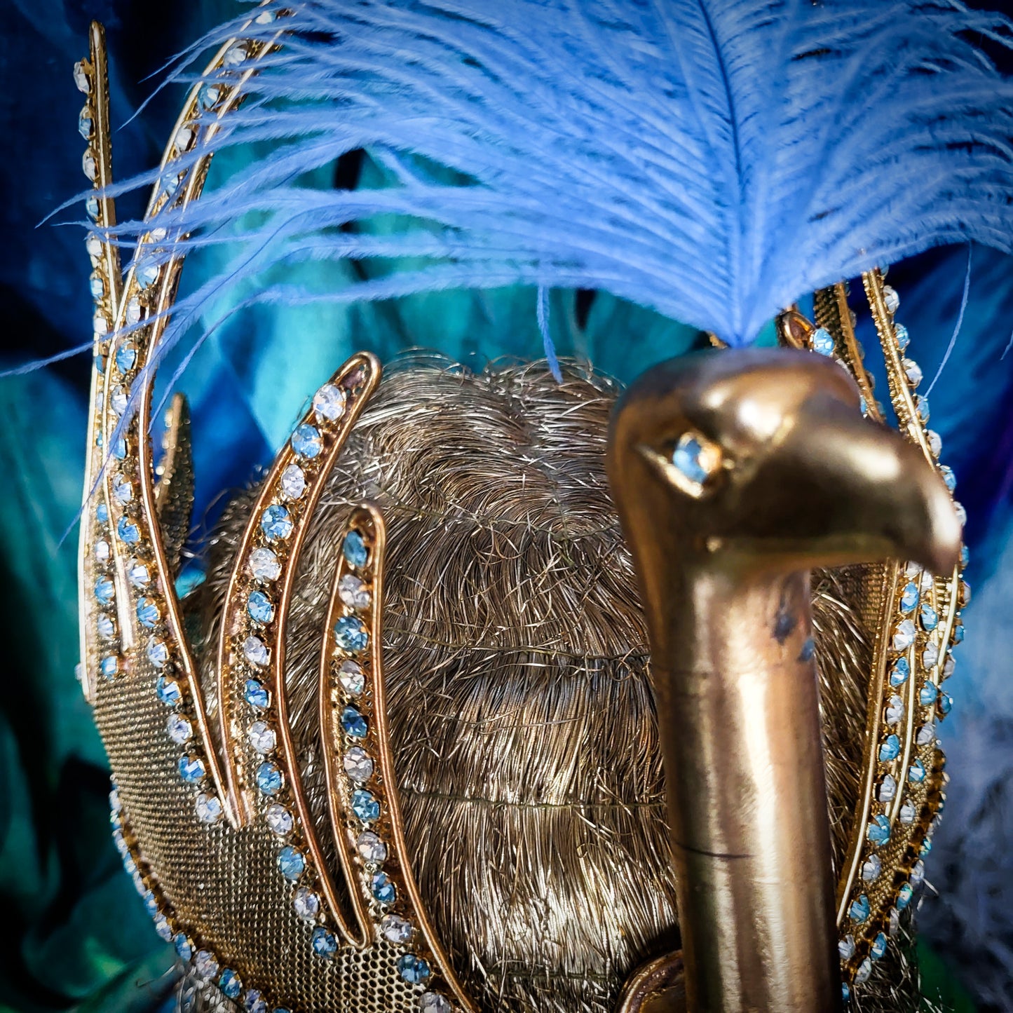 Vintage Burlesque Stage Headdress Cleopatra