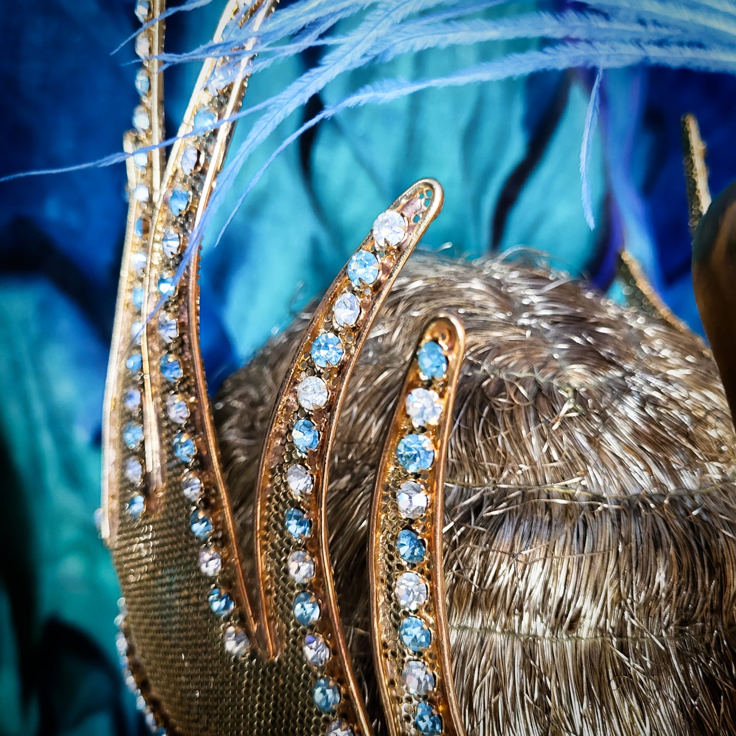 Vintage Burlesque Stage Headdress Cleopatra
