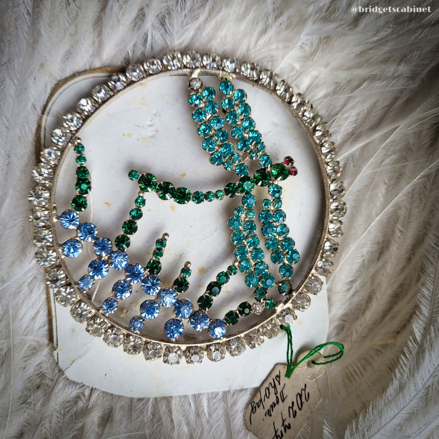 1920s Dragon Fly Dress Ornament Jewelry