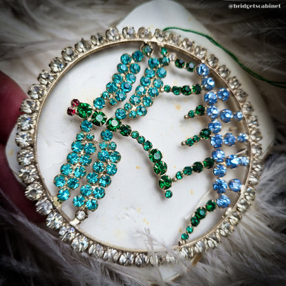 1920s Dragon Fly Dress Ornament Jewelry