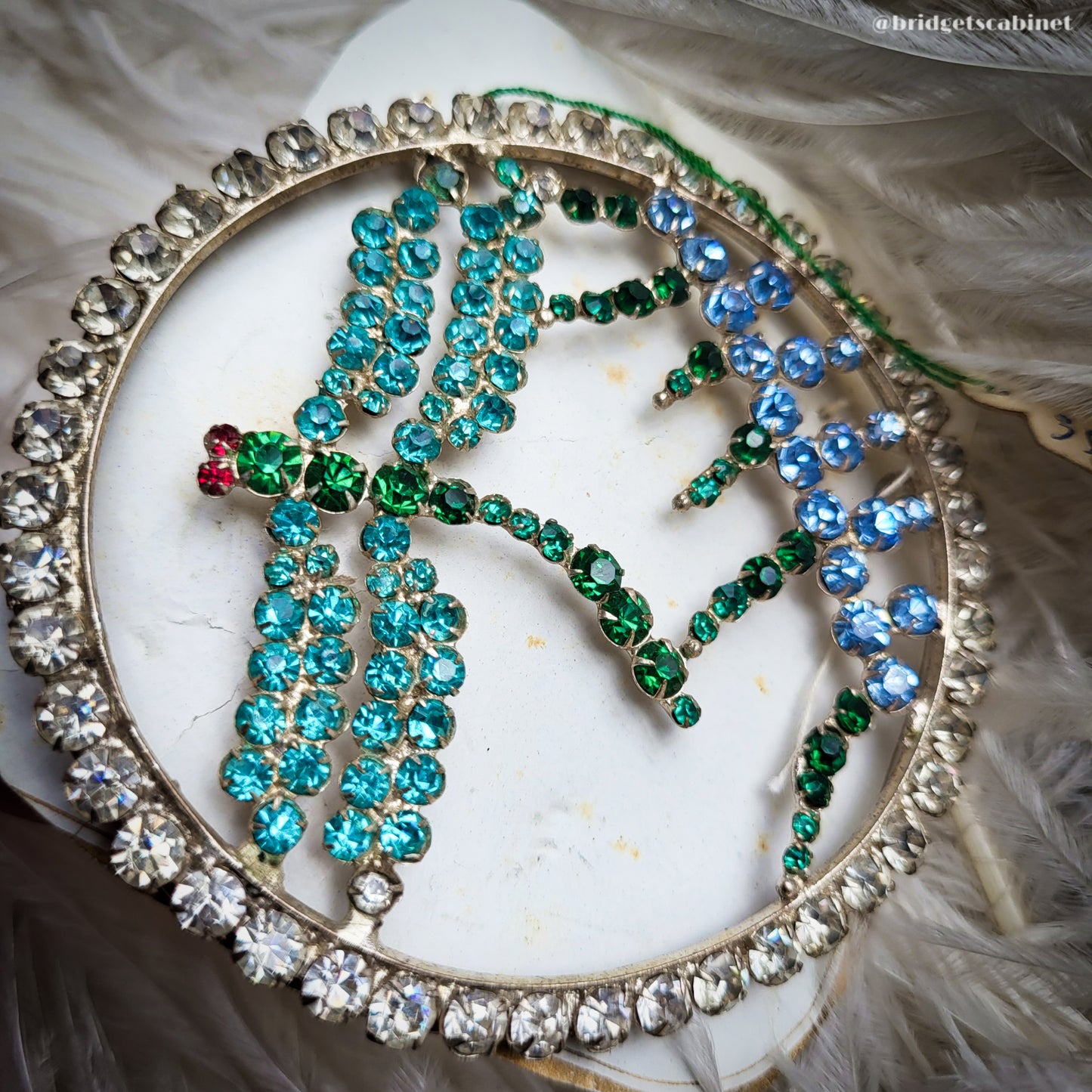 1920s Dragon Fly Dress Ornament Jewelry