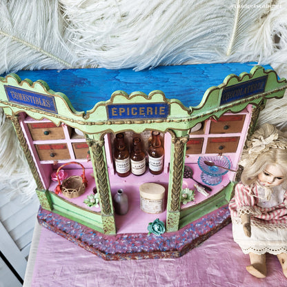 Antique Toy Doll Epicerie Store