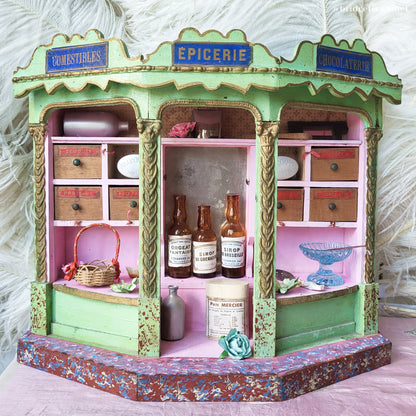 Antique Toy Doll Epicerie Store