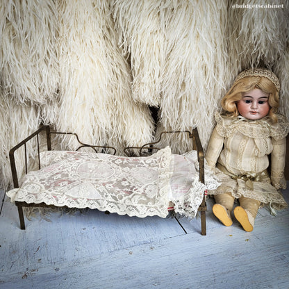 Antique Folding Bed Doll