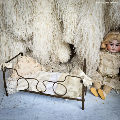 Antique Folding Bed Doll