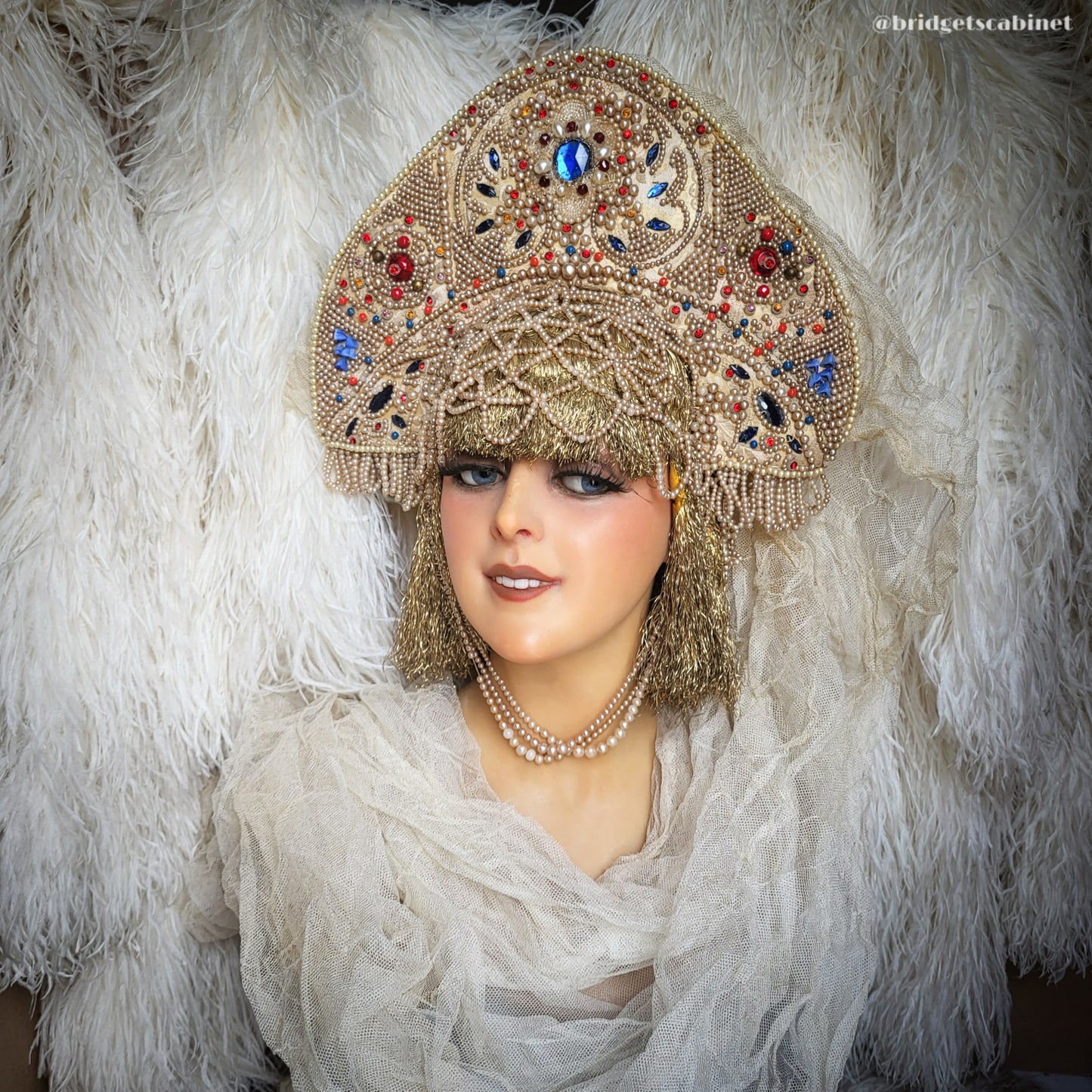 Antique Kokoshnik Theater Headdress