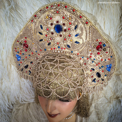 Antique Kokoshnik Theater Headdress