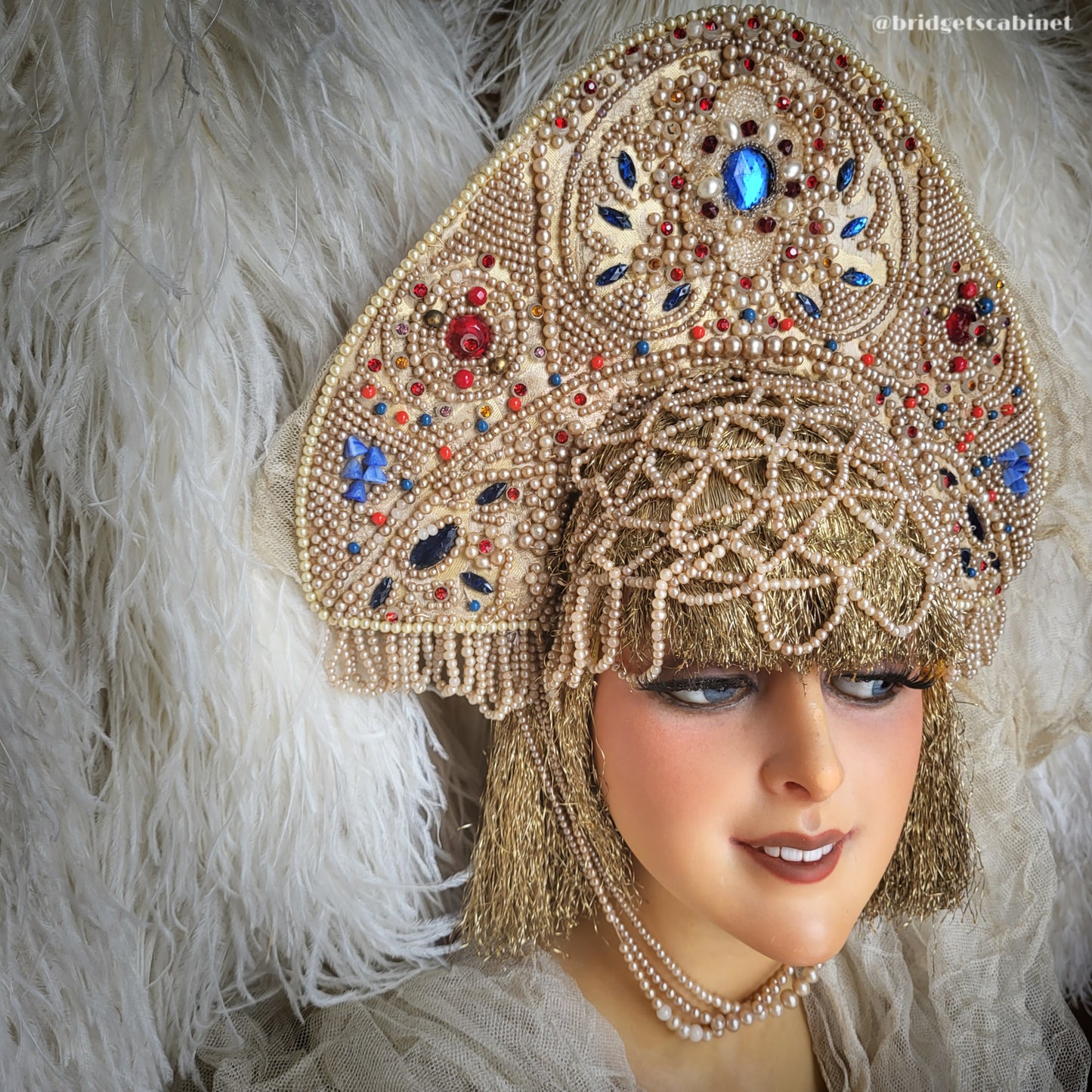 Antique Kokoshnik Theater Headdress