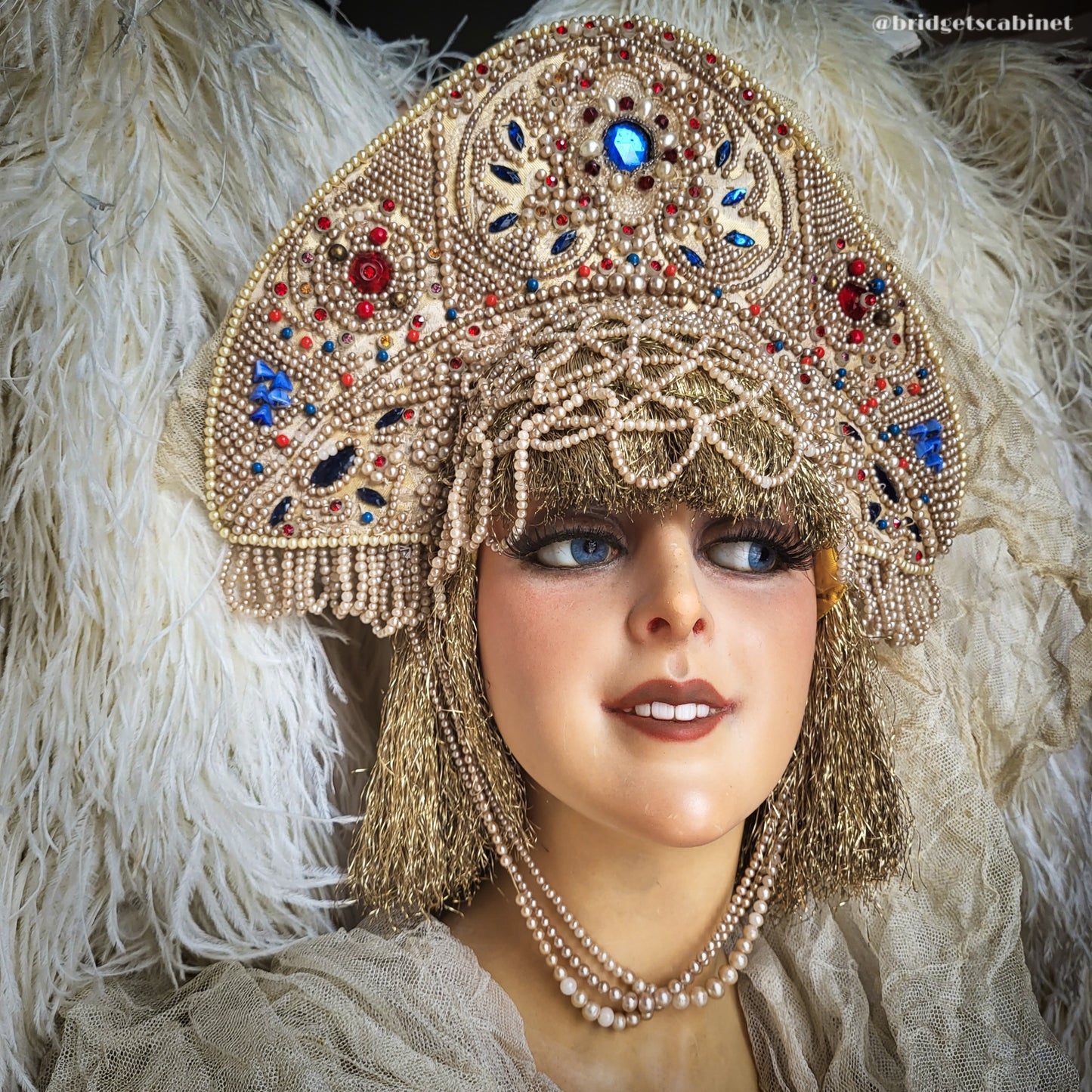 Antique Kokoshnik Theater Headdress