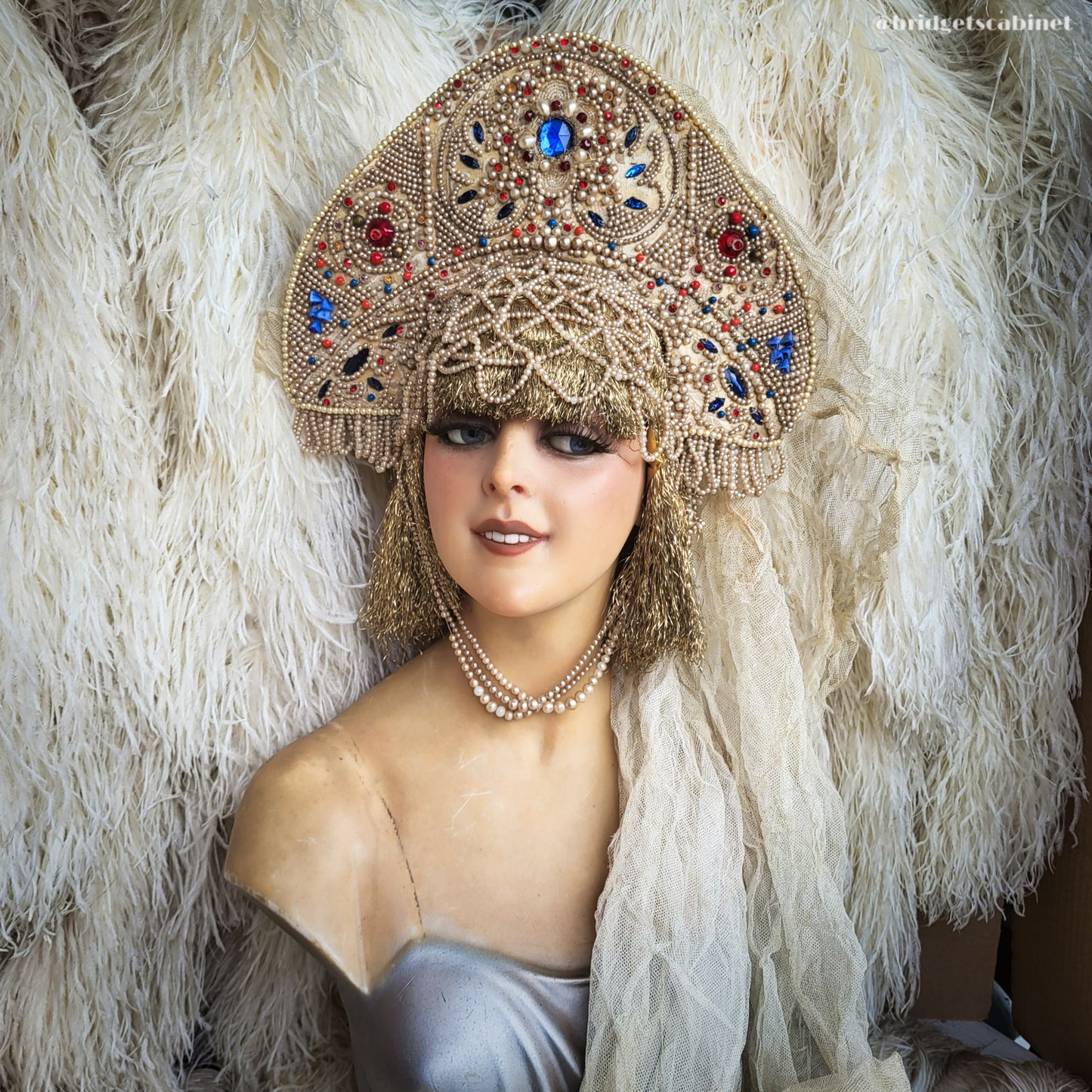 Antique Kokoshnik Theater Headdress
