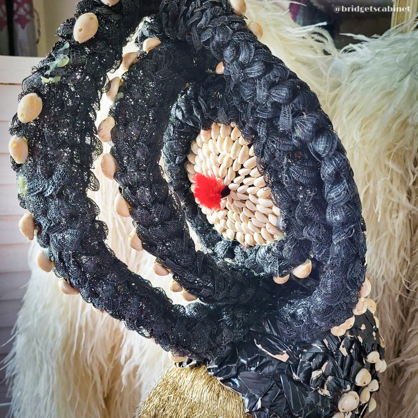 Vintage Stage Burlesque Headdress Shells