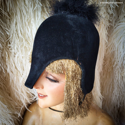 Vintage Theater Feather Stage Headdress