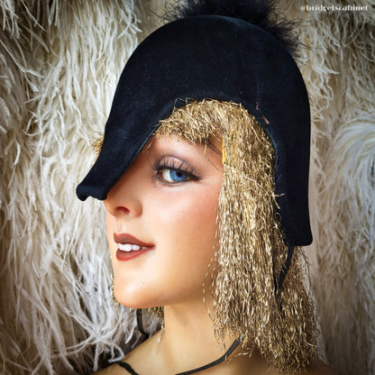 Vintage Theater Feather Stage Headdress