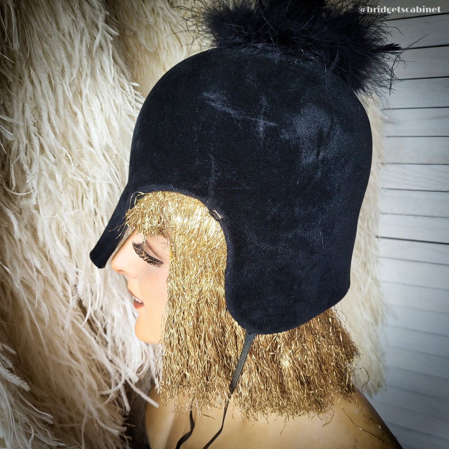 Vintage Theater Feather Stage Headdress