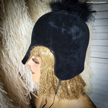 Vintage Theater Feather Stage Headdress