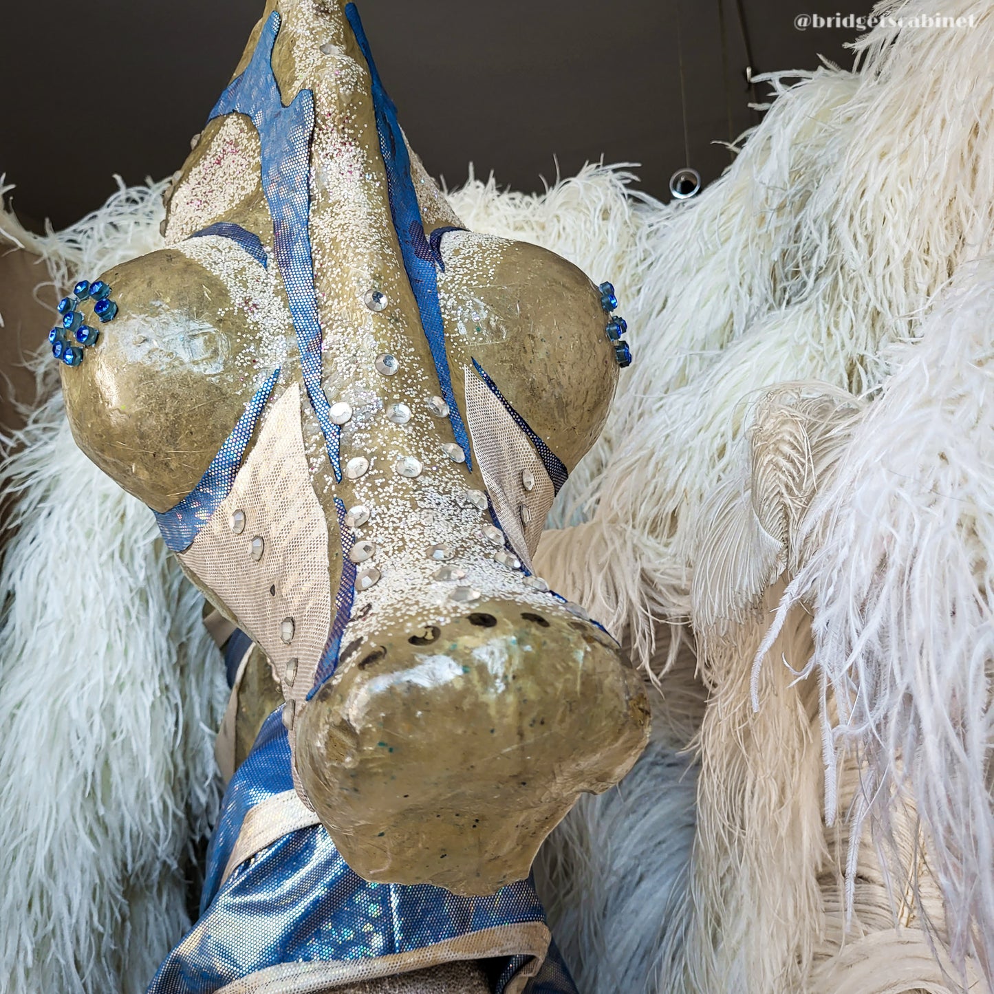 Vintage Seahorse Stage Costume Headdress