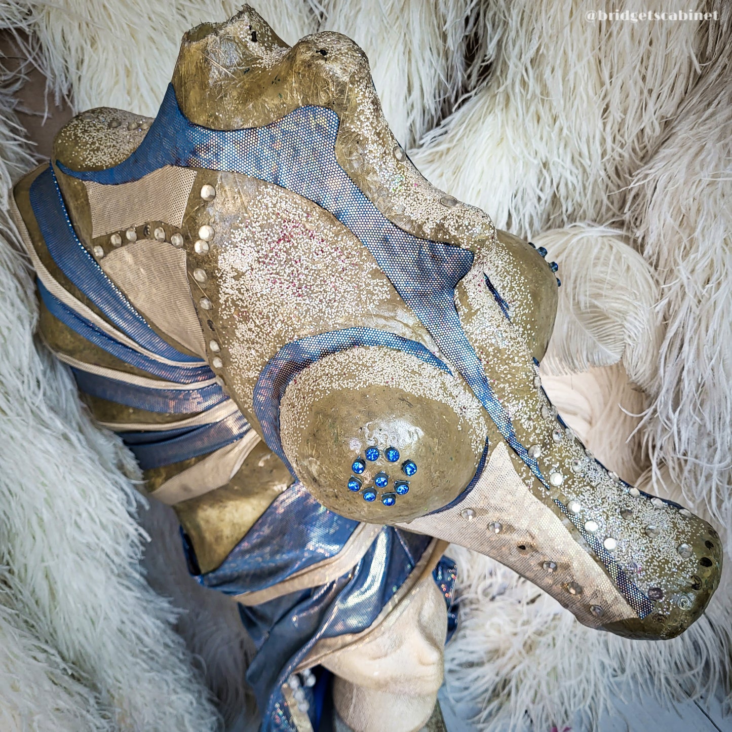 Vintage Seahorse Stage Costume Headdress